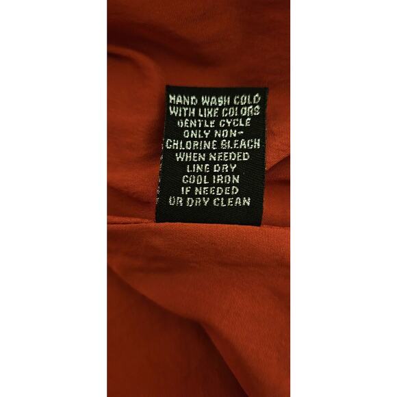 Catherine Malandrino Skirt Red Size 4 A-Line Accent Buttons Pockets Zip Lined - Picture 7 of 8